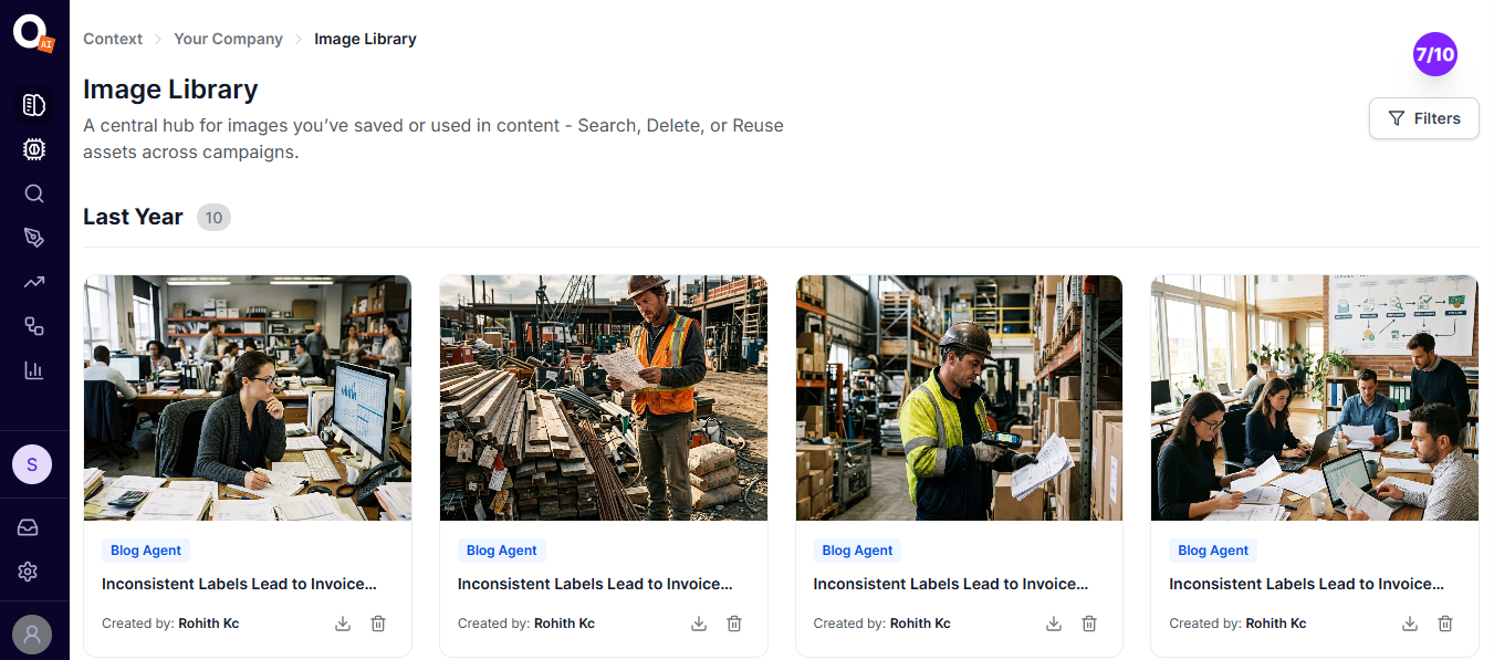 Image Library screenshot
