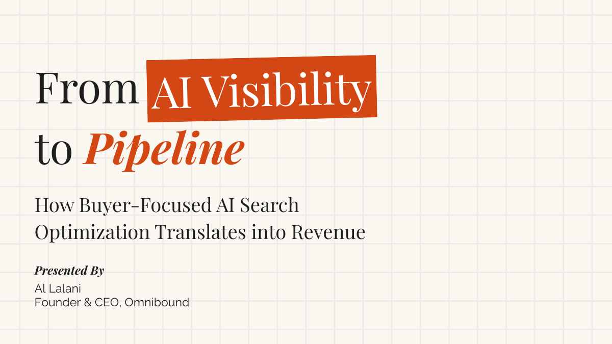 From AI Visibility to Pipeline